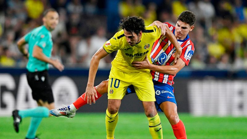 Bảng tỷ lệ kèo trận Villarreal vs Atletico Madrid