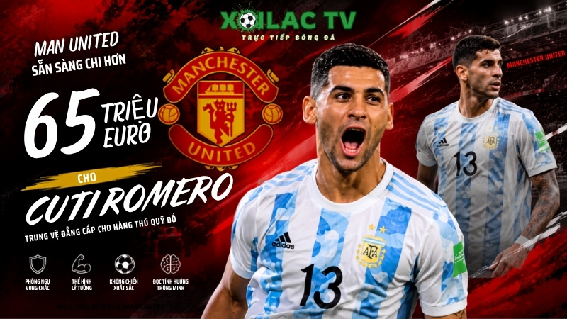 MU sẵn sàng chi 65 triệu Euro để có chữ ký của Cristian Romero